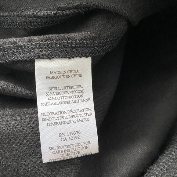 Helmut Lang Mesh Panelled Leggings in Black, size Medium - Picture 5 of 5